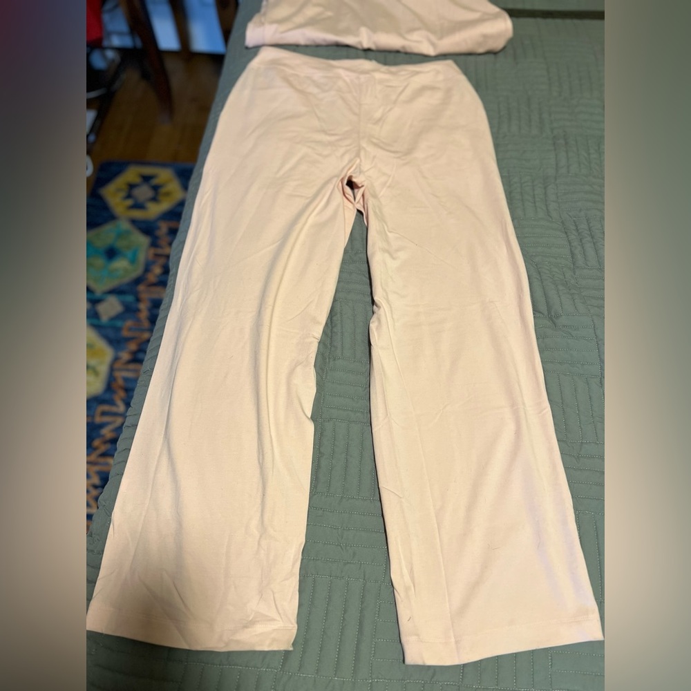 NWT Soma Pink Button-Up Pajama Set - Picture 5 of 7